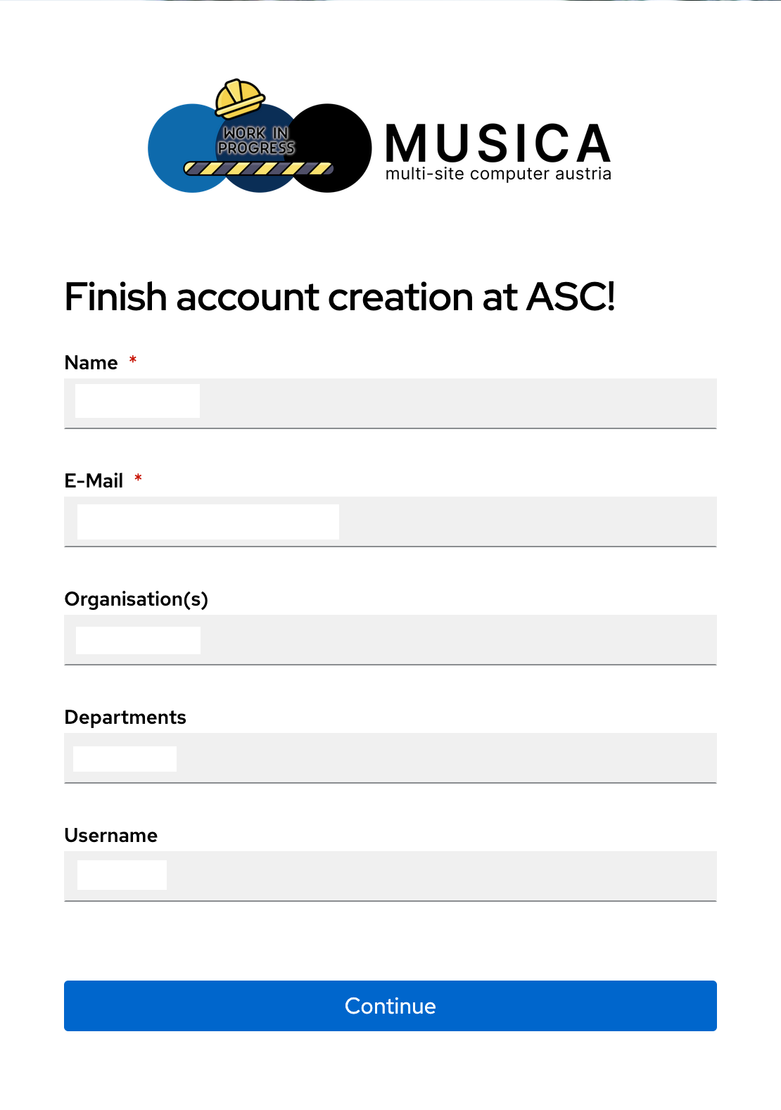 ACOnet signup details